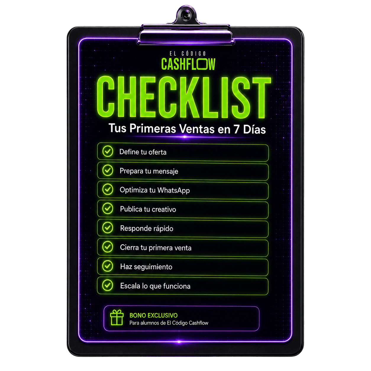 ChecklistCashflow